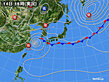 2021年09月14日の実況天気図