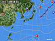 2021年09月24日の実況天気図