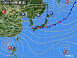 2021年10月12日の実況天気図