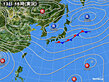 2021年10月13日の実況天気図