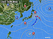2021年10月26日の実況天気図