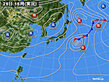 2021年10月29日の実況天気図