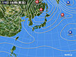 2021年11月11日の実況天気図