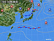 2021年11月19日の実況天気図