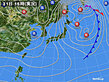 2021年12月31日の実況天気図