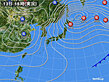 2022年01月13日の実況天気図