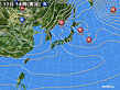 2022年01月17日の実況天気図