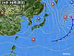 2022年01月25日の実況天気図