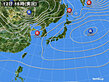 2022年11月12日の実況天気図