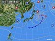 2022年11月24日の実況天気図
