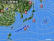 2022年12月17日の実況天気図