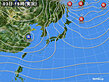 2023年01月03日の実況天気図