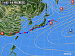 2023年01月14日の実況天気図