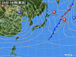 2023年02月25日の実況天気図