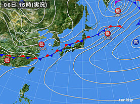 実況天気図(2023年05月06日)