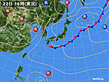 2023年07月22日の実況天気図