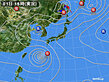 2023年08月01日の実況天気図