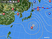 2023年08月11日の実況天気図