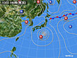 2023年08月13日の実況天気図