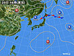 2023年08月20日の実況天気図