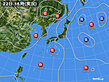2023年08月22日の実況天気図