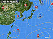 2023年08月24日の実況天気図
