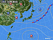 2023年09月25日の実況天気図