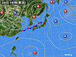 2023年09月30日の実況天気図