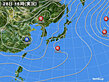 2024年01月28日の実況天気図