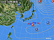 2024年02月04日の実況天気図