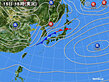 2024年02月15日の実況天気図