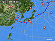 2024年07月12日の実況天気図