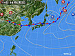 2024年07月14日の実況天気図