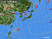 2024年07月23日の実況天気図
