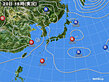 2024年08月20日の実況天気図
