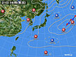 2024年08月21日の実況天気図