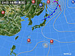 2024年08月24日の実況天気図