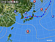 2024年09月07日の実況天気図