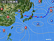 2024年09月18日の実況天気図
