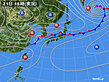 2024年09月21日の実況天気図
