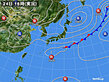 2024年09月24日の実況天気図