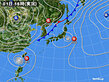 2024年10月01日の実況天気図