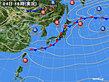 2024年10月04日の実況天気図