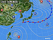 2024年10月29日の実況天気図