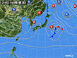 2024年11月21日の実況天気図