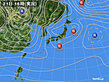 2024年12月21日の実況天気図
