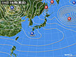 2025年01月14日の実況天気図