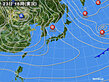 2025年02月23日の実況天気図