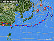 2025年03月14日の実況天気図