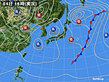 2025年04月04日の実況天気図